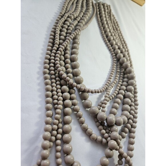 VTG Beaded Choker Necklace, Fashion Necklace - Picture 4 of 6